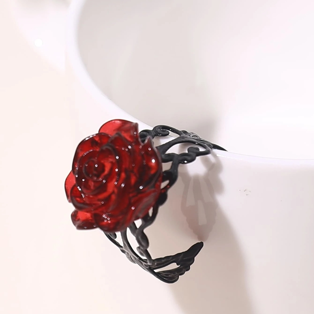 Hot Topic Red Rose Ring